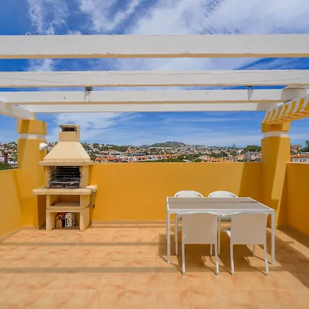 Apto Con Terraza Y Bbq Privadas Residencial Estrella De Calp